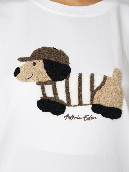 Aelfric Eden Embroidery Dachshund Tee