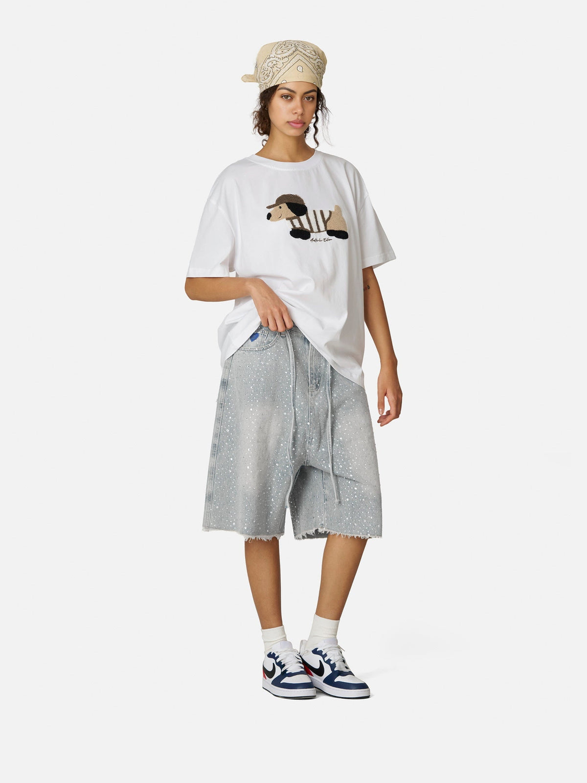 Aelfric Eden Embroidery Dachshund Tee