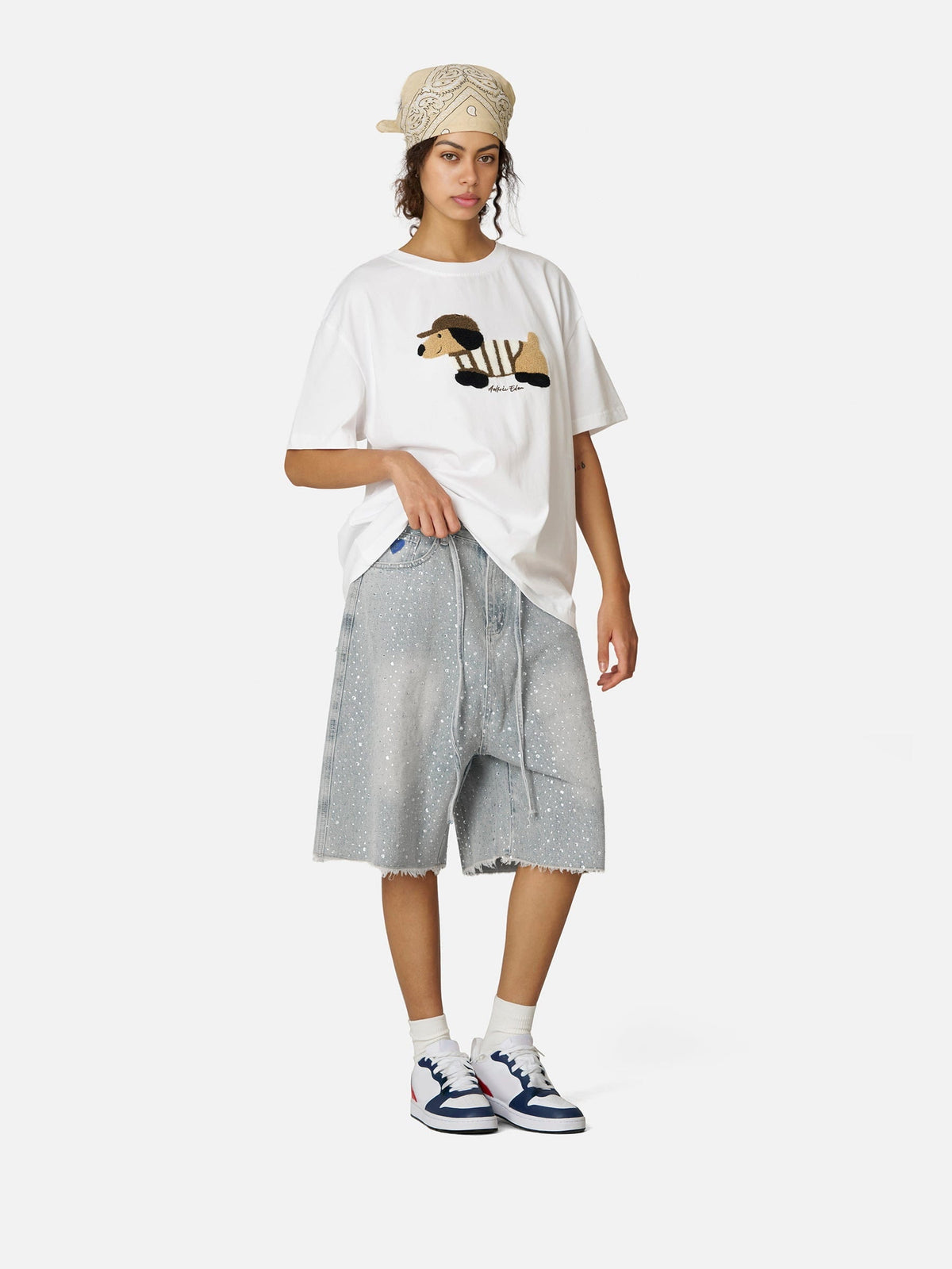 Aelfric Eden Rhinestone Jorts