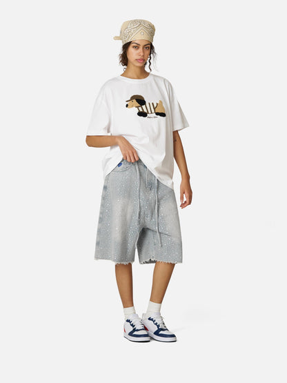Aelfric Eden Rhinestone Jorts