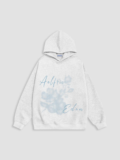 Aelfric Eden Oversized Flower Pattern Hoodie