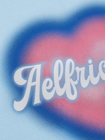 Aelfric Eden Dip Dye Heart Graphic Pullover Hoodie