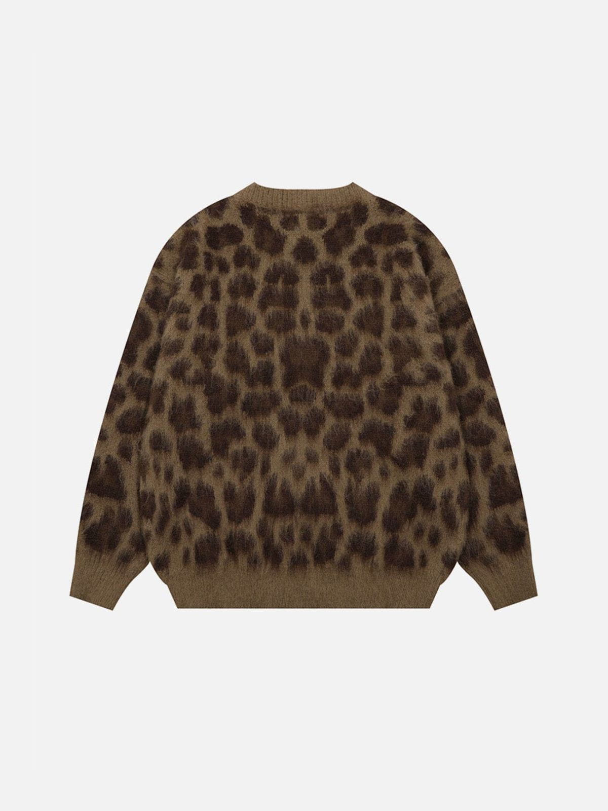 Aelfric Eden Leopard Graphic Cardigan