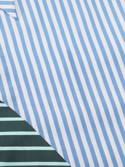 Aelfric Eden Necktie Graphic Stripe Long Sleeve Shirt