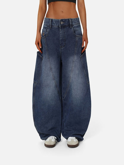 Aelfric Eden  Baggy Barrel Big Pocket Jeans