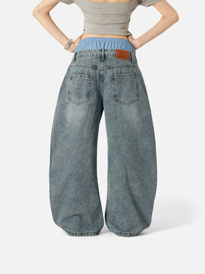Aelfric Eden Double Waist Baggy Jeans