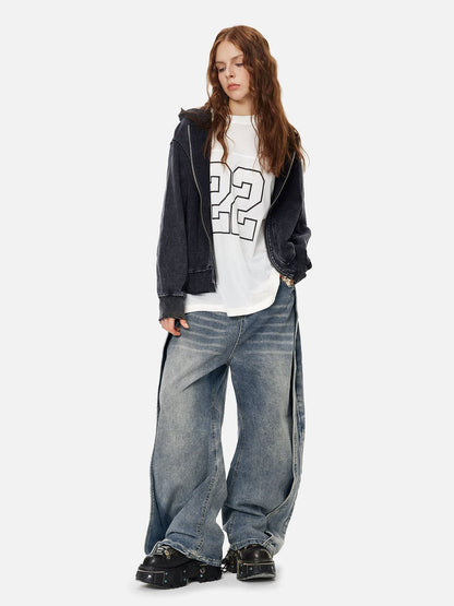 Aelfric Eden Baggy Patchwork Jeans