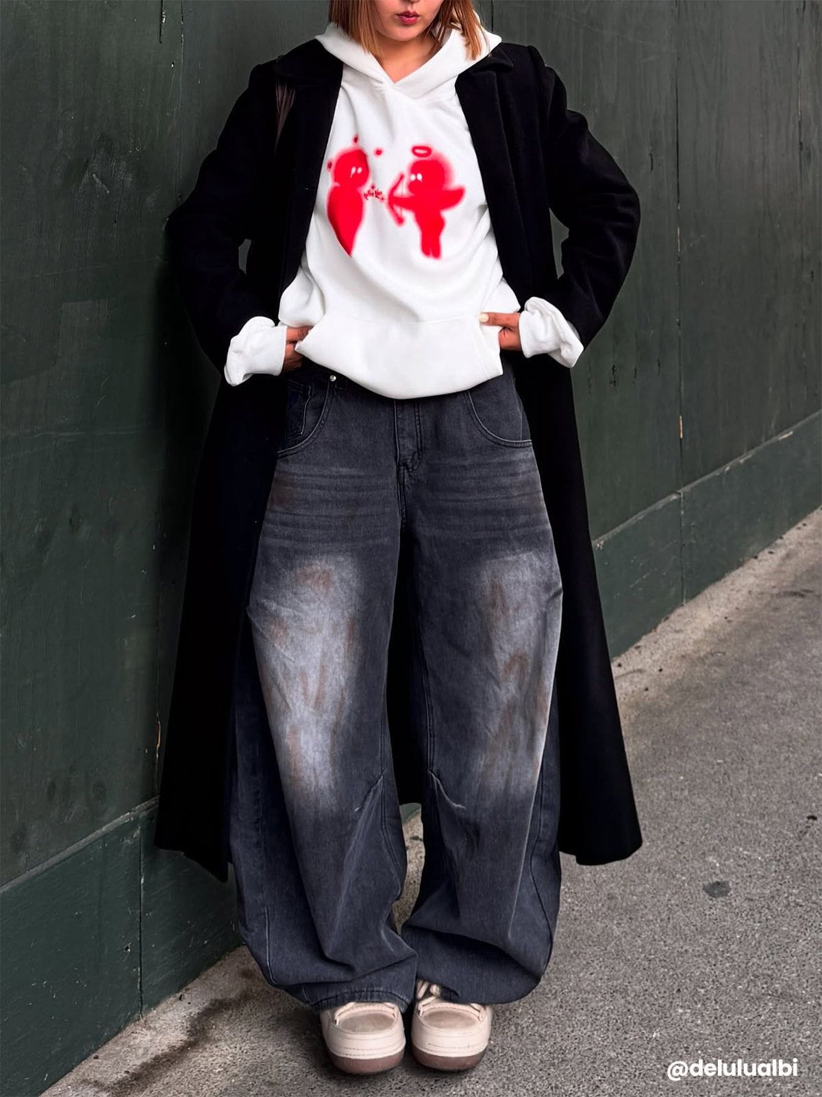 Aelfric Eden Dirty-Dyed Super Baggy Barrel Jeans